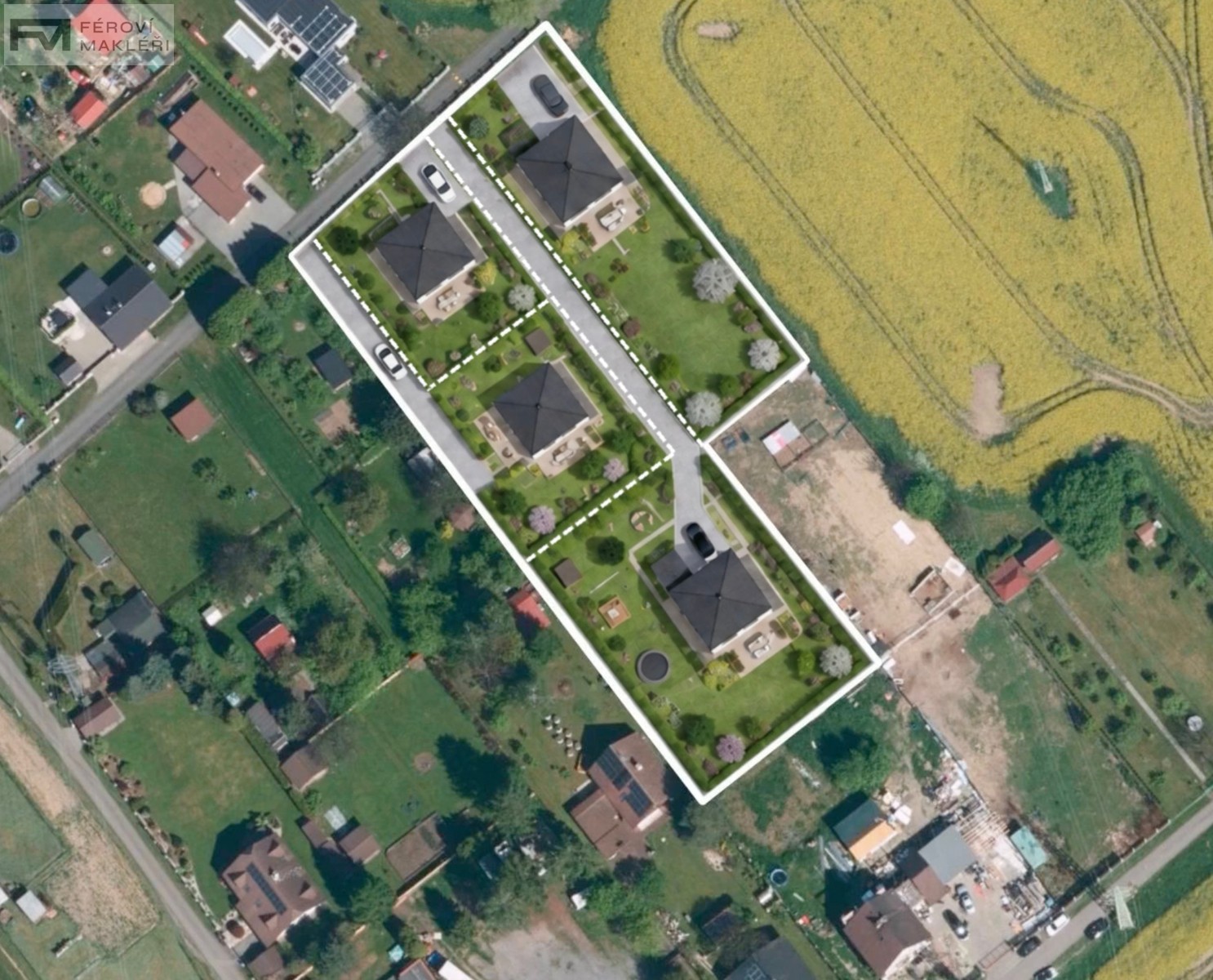 Pozemek pro bydlení, 6 544 m²