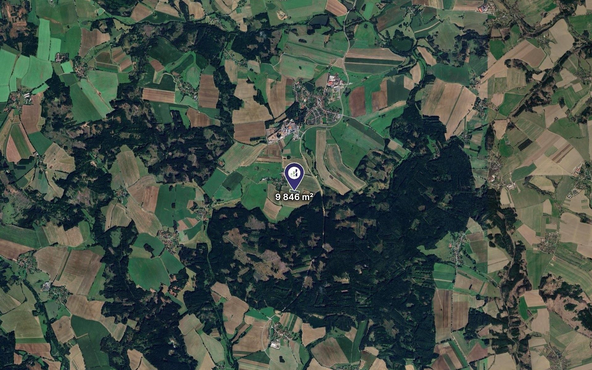 Zemědělské pozemky, Lukavec, 9 846 m² - 2