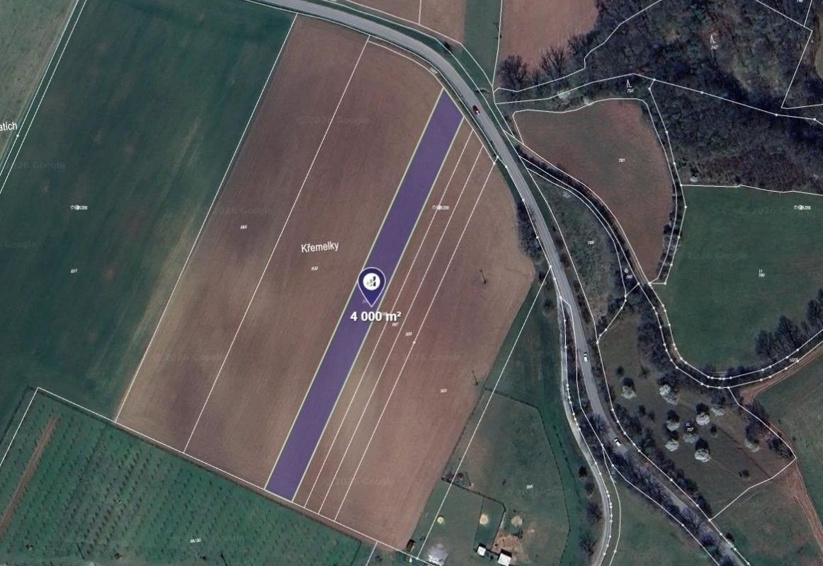 Prodej zemědělský pozemek - Vísky, 28 532 m²