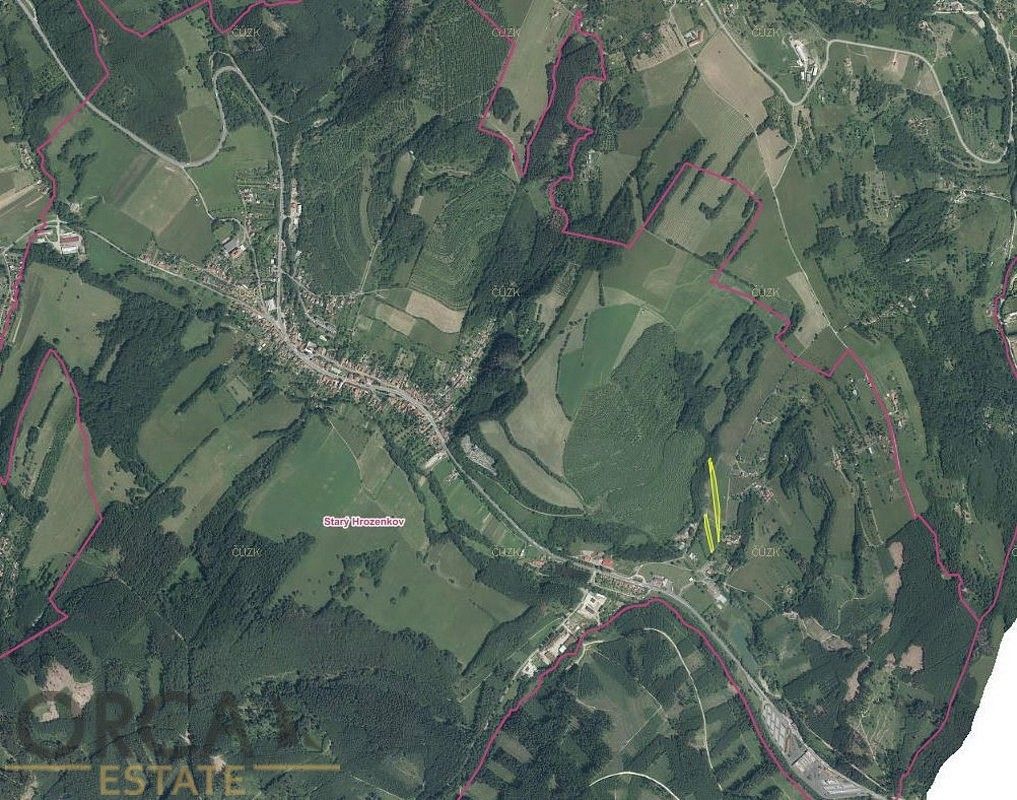 Pozemek pro bydlení · Starý Hrozenkov, okres Uherské Hradiště, Zlínský kraj - 3