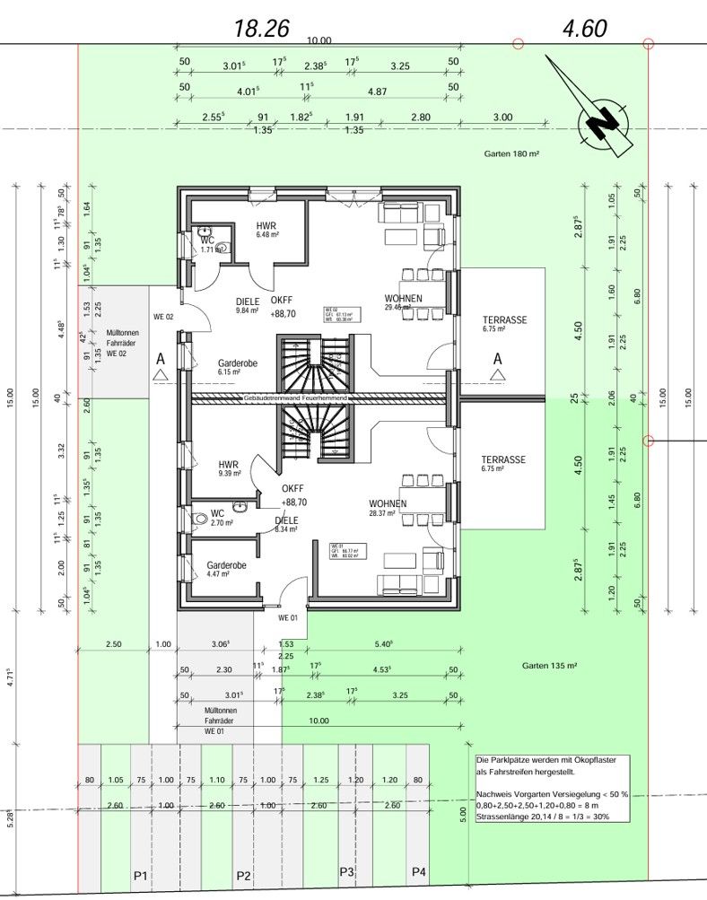 Rodinné domy, Eschenweg, , Severní Porýní-Vestfálsko, 147 m² - 2