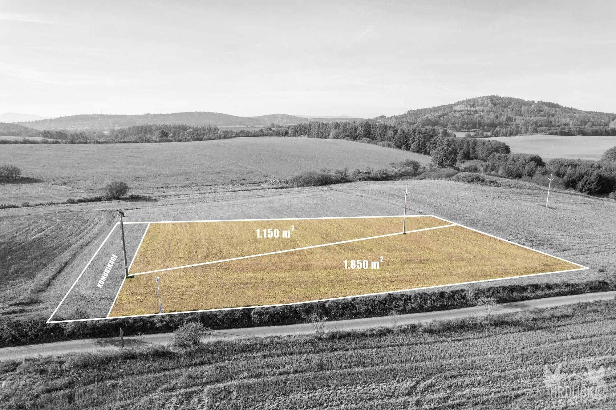 Pozemky pro bydlení, Radomyšl Domanice, 1 150 m² - 2