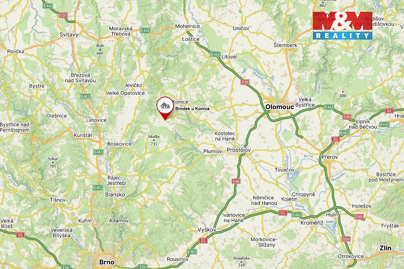 Pozemek · Brodek u Konice, okres Prostějov, Olomoucký kraj - 4