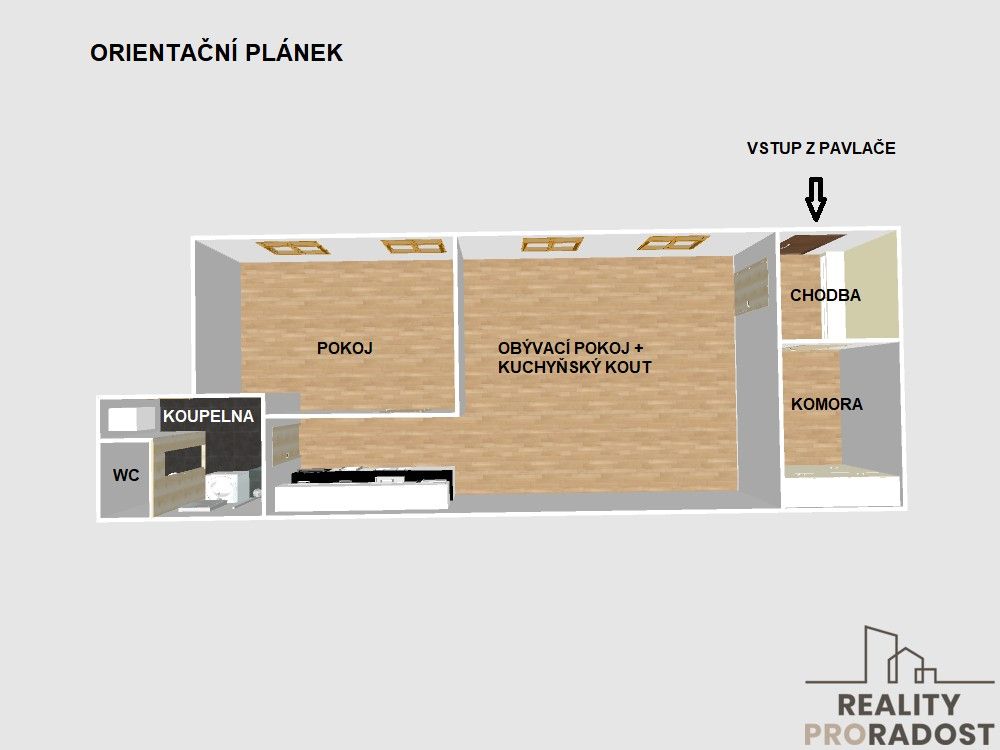 Pronájem byt - Olomouc, 779 00