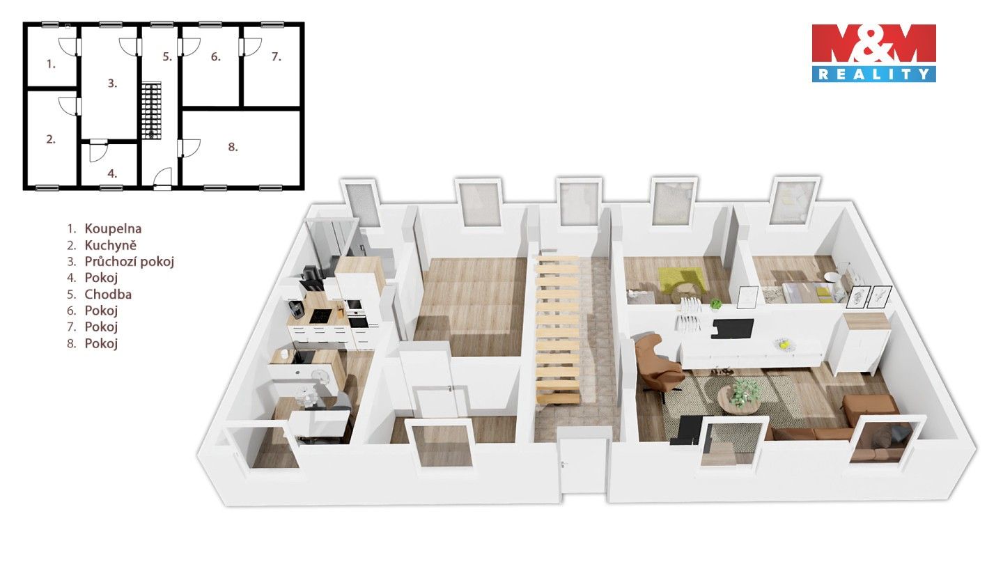 Prodej rodinný dům - Kmetiněves, 120 m²