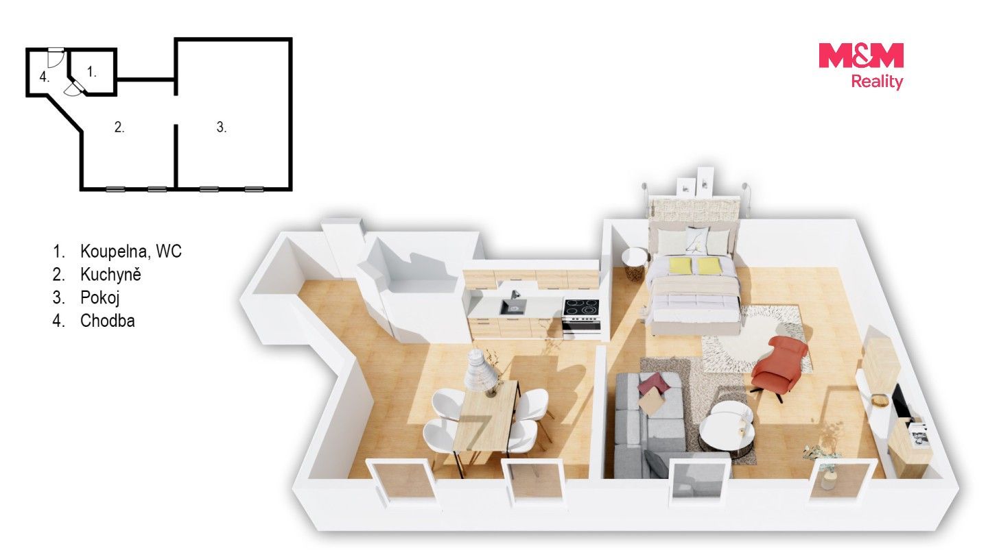 Byt 2+kk · 65 m² · Odboje, Český Těšín - 3