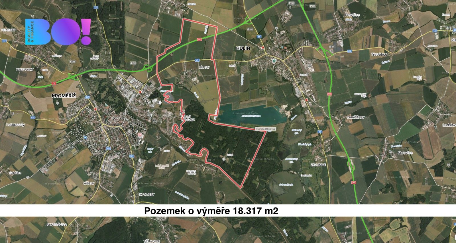 Prodej zemědělský pozemek - Kroměříž, 18 m²