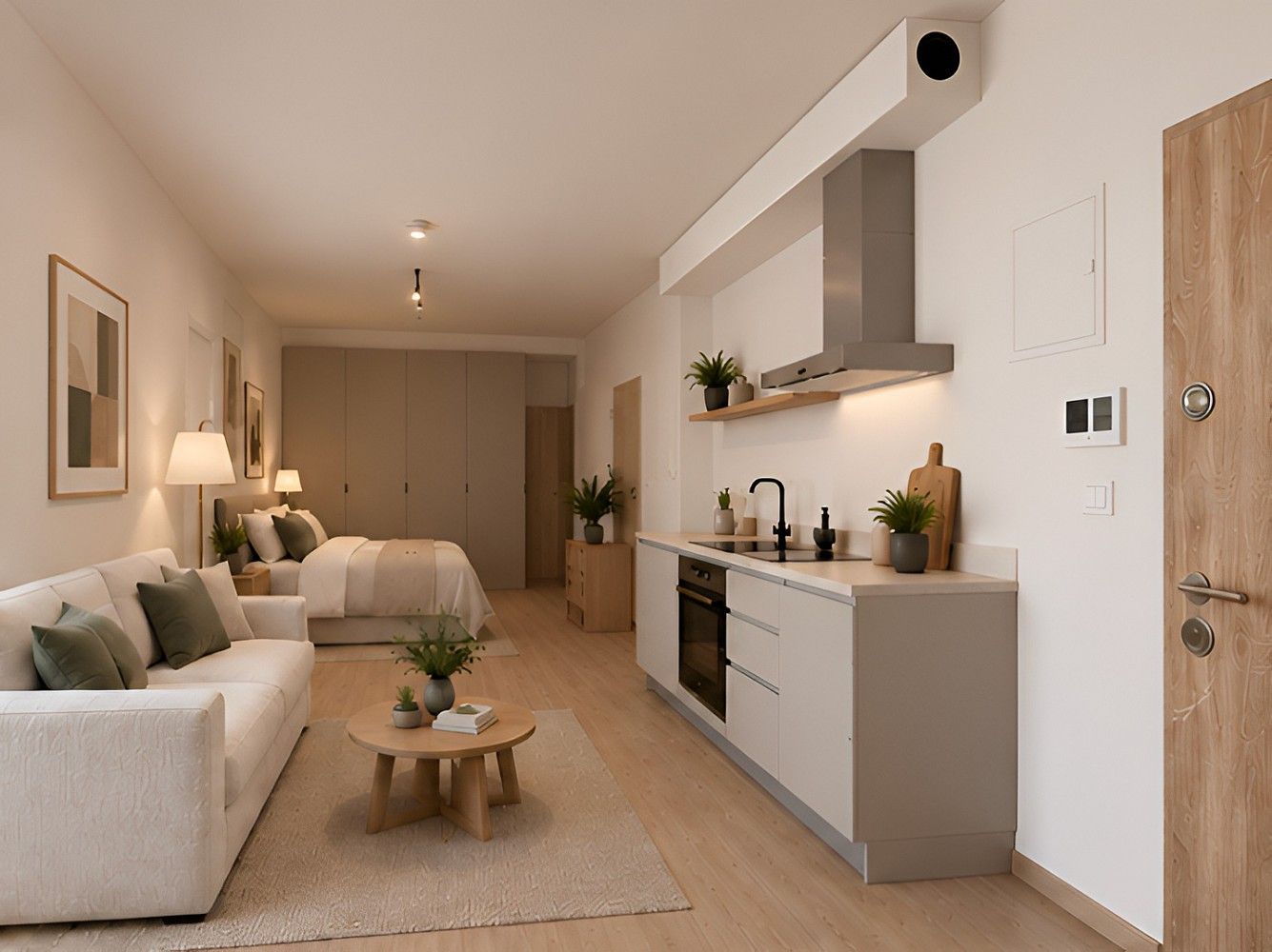 Pronájem byt 1+kk - Faměrovo náměstí, Brno - Černovice, 29 m² - 2
