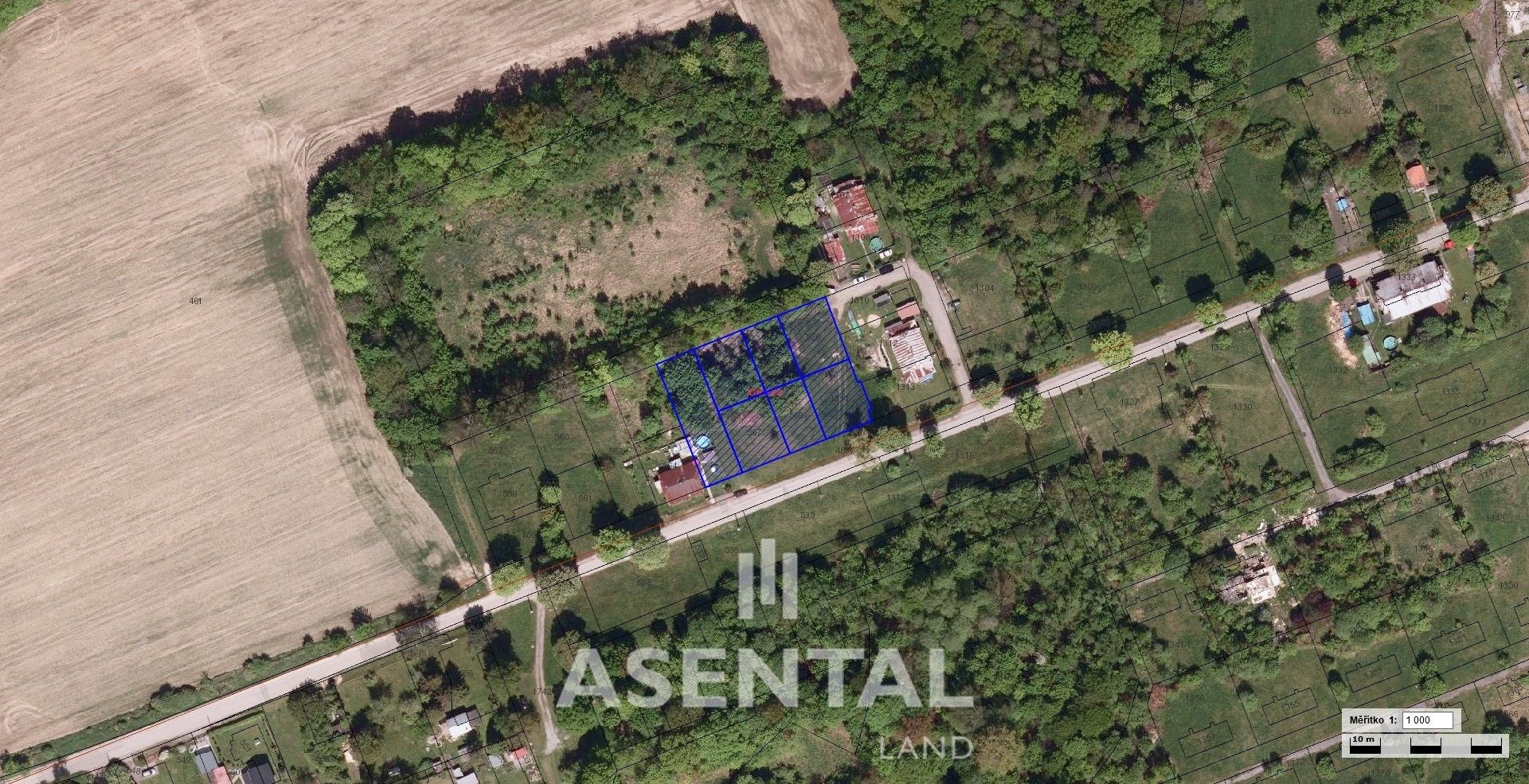 Prodej komerční pozemek - Bezručova, Orlová