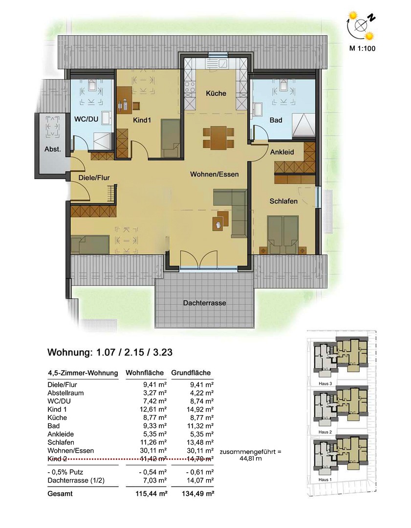 3+kk, , Bádensko-Württembersko, 116 m² - 1