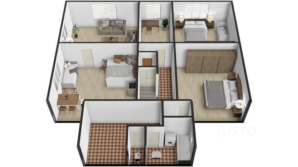 Prodej rodinný dům - Bernartice - Kolišov, okres Písek, 514 m² - 5