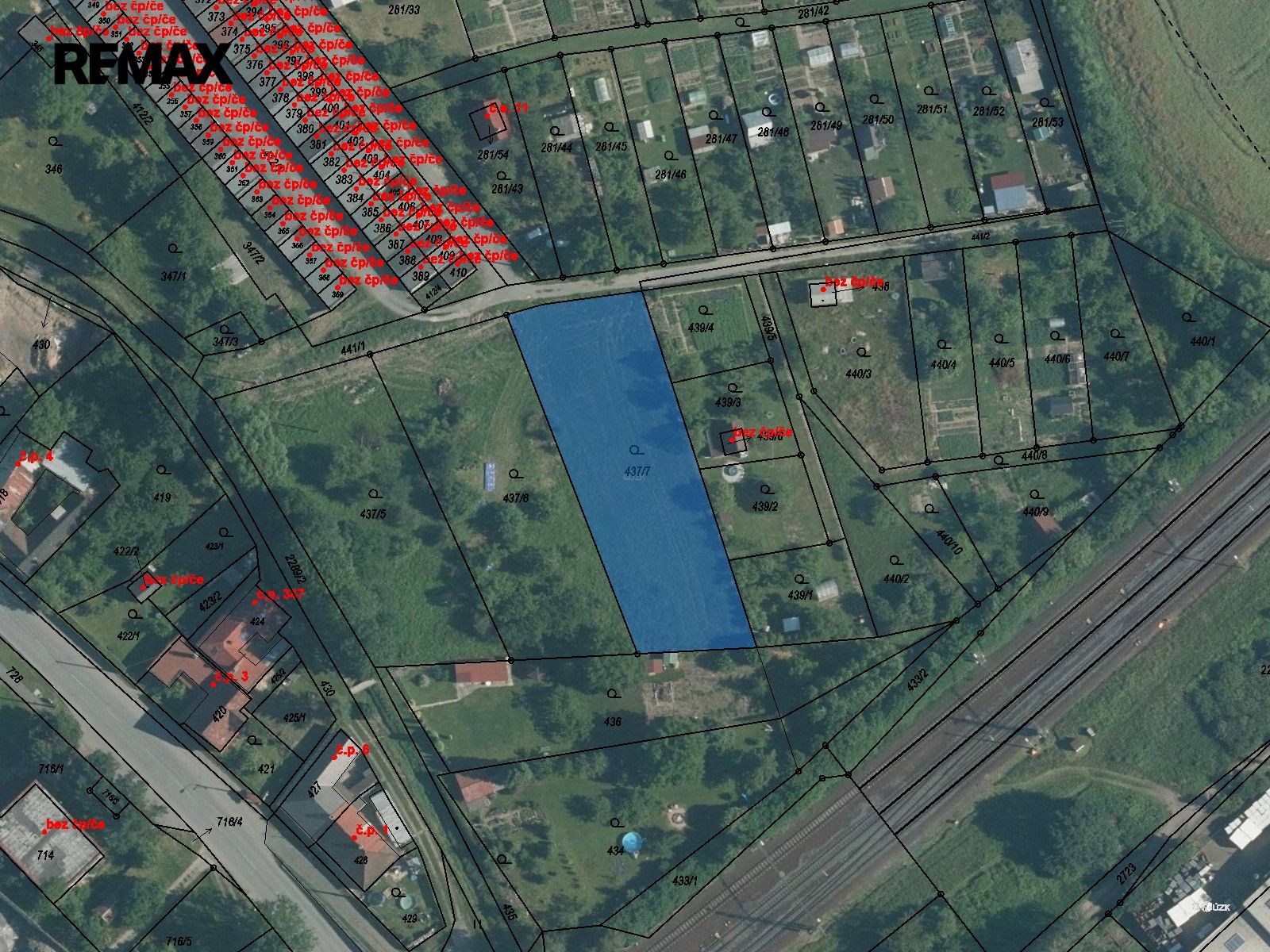 Pozemky pro bydlení, Suchdol nad Odrou, 1 607 m² - 1