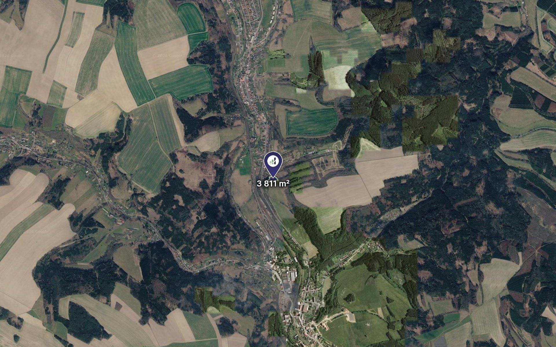 Louky, Březová nad Svitavou, 3 811 m² - 2
