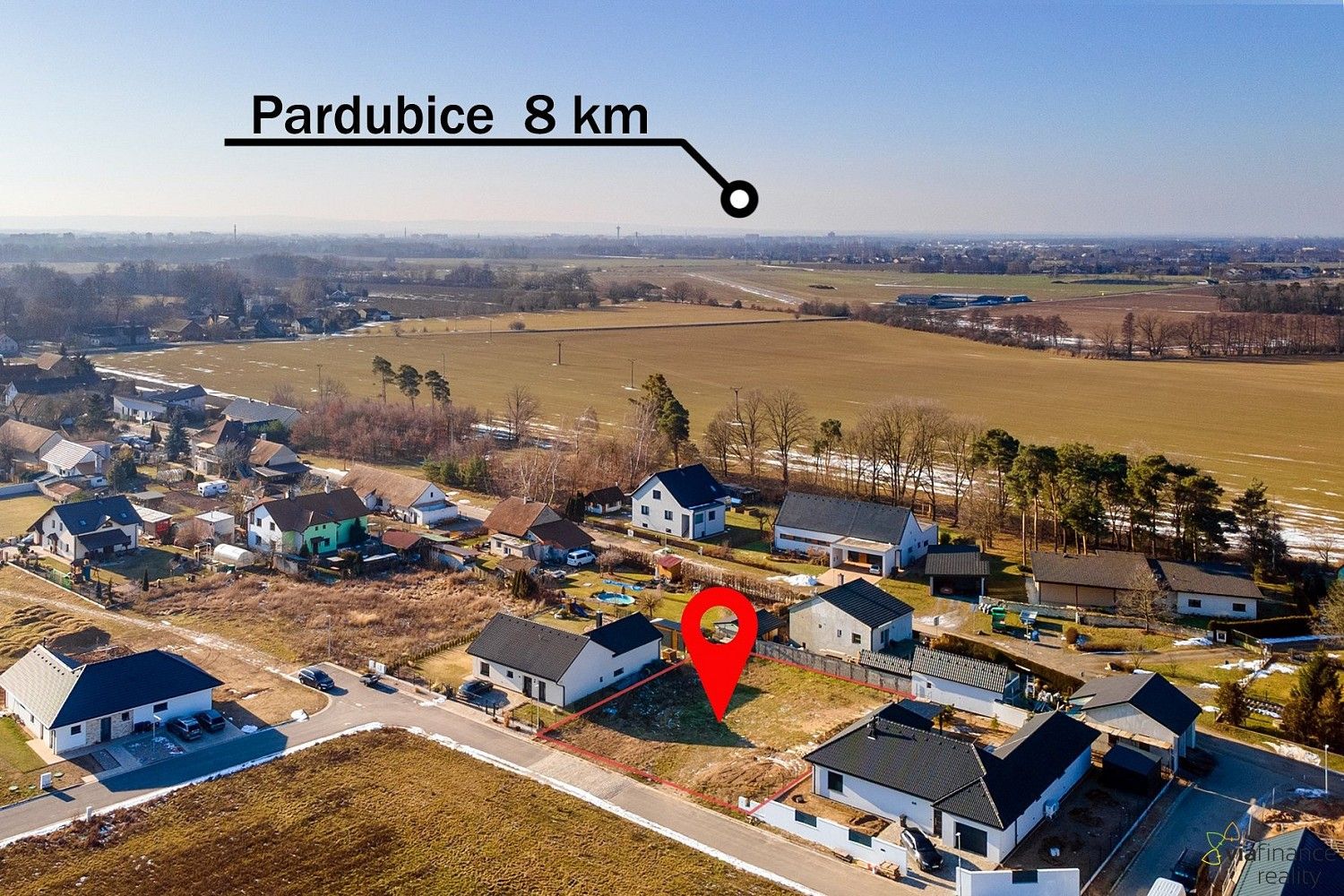 Prodej pozemek pro bydlení - Kunětice, okres Pardubice, Pardubický kraj - 2