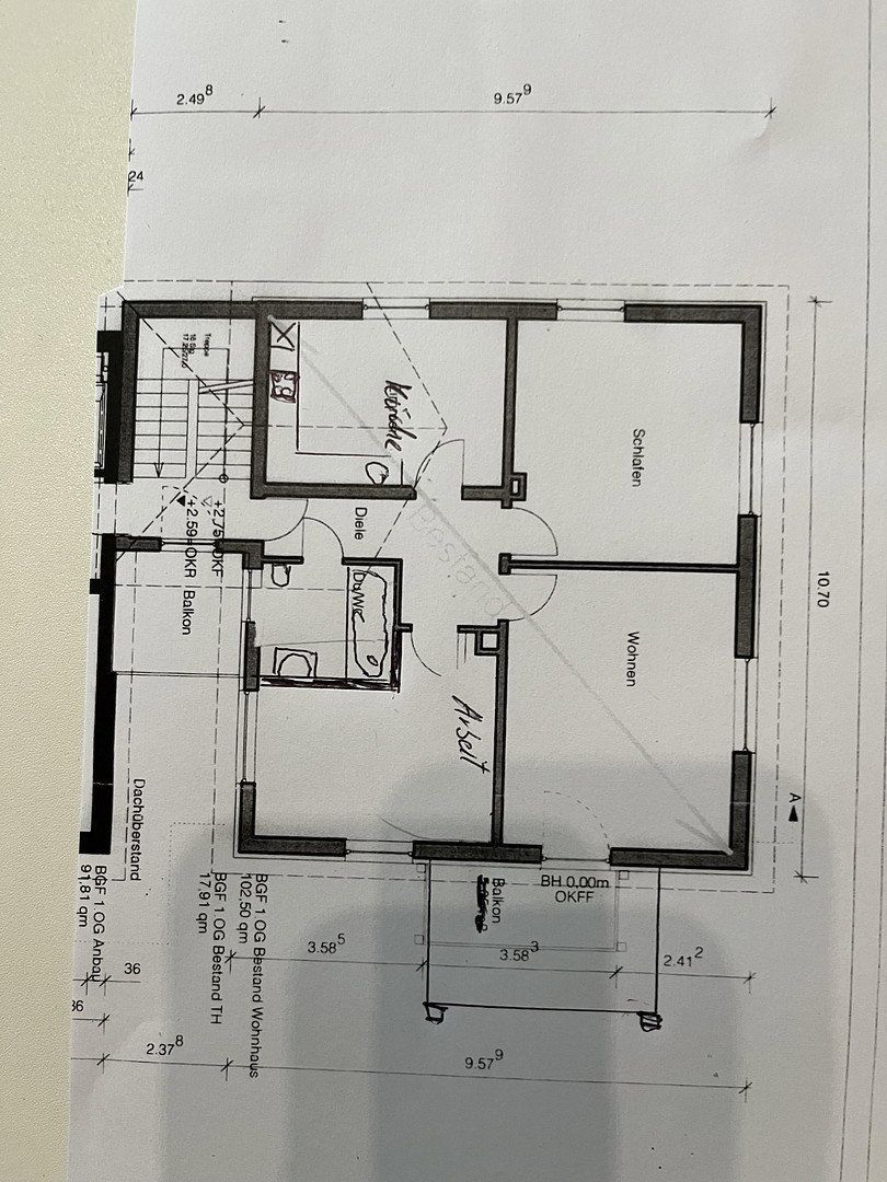 3+kk, Hauptstr. 43, , Bavorsko, 90 m² - 2