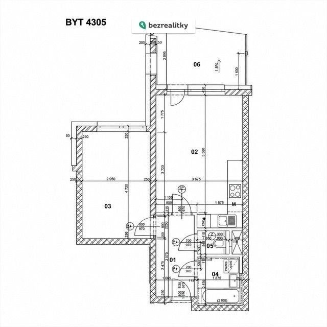 Byt 2+kk · 57 m² · Višňová 828, Moravany - 4