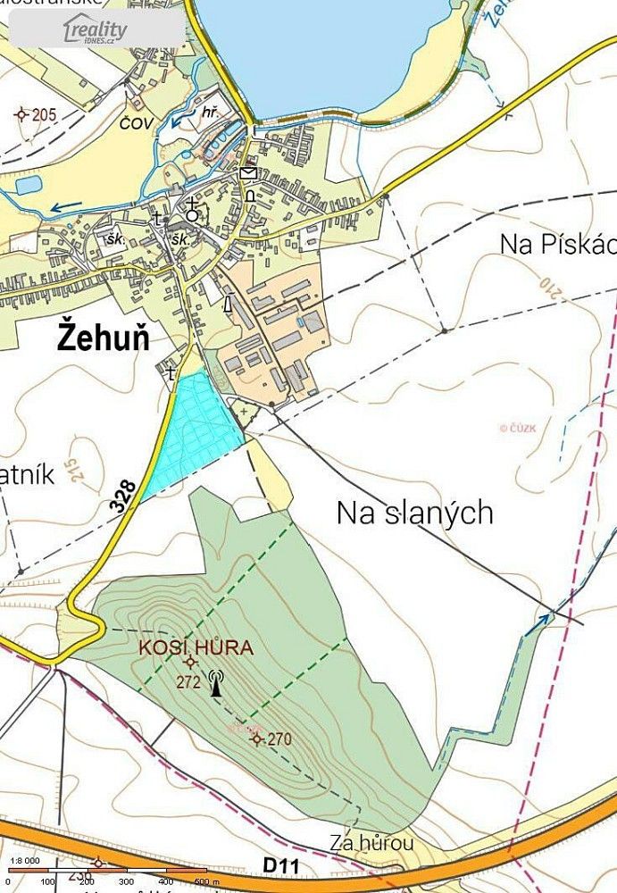 Prodej pozemek pro bydlení - Žehuň, okres Kolín, Středočeský kraj - 2