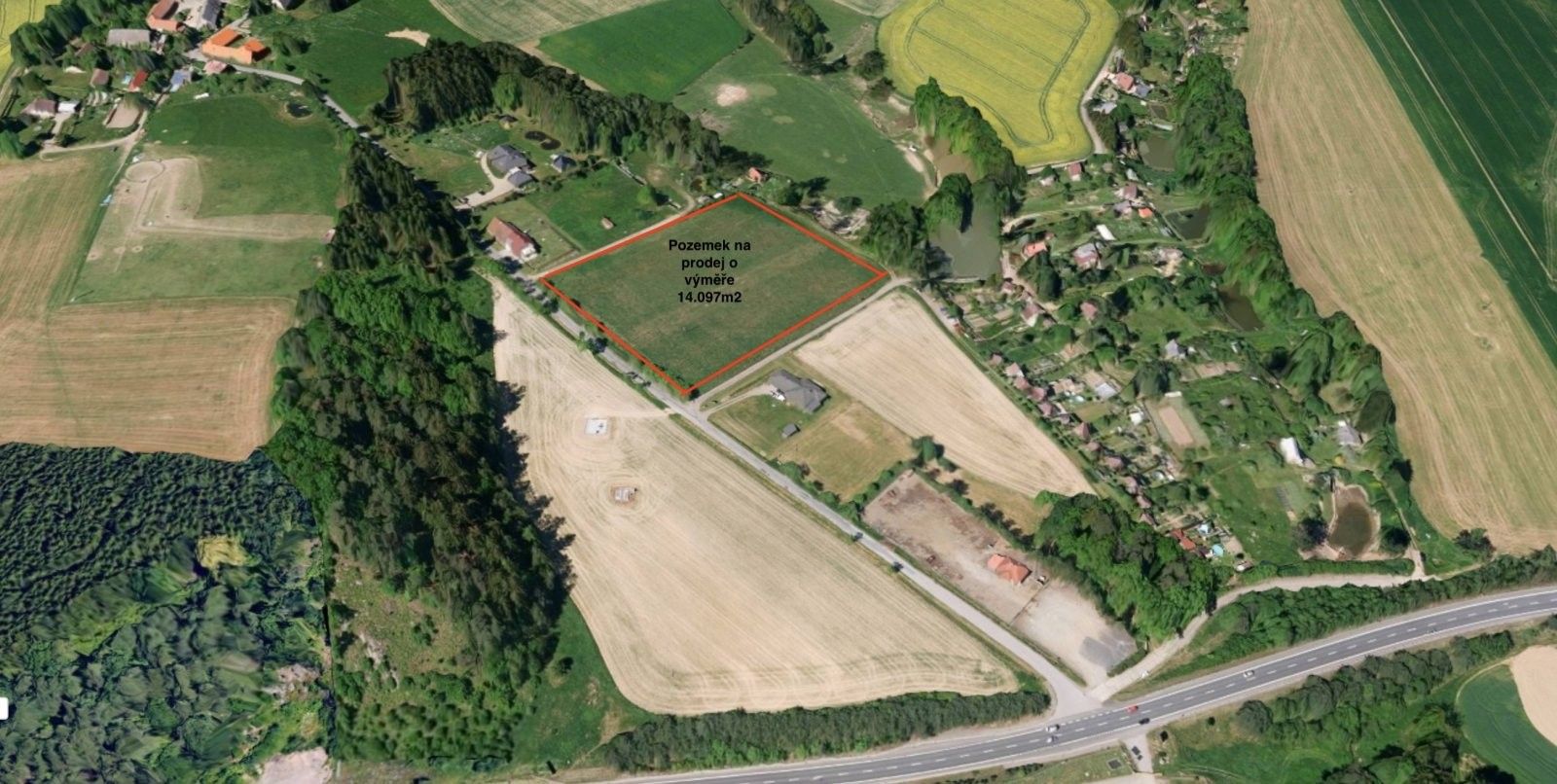 Pozemky pro bydlení, Havlíčkův Brod, 14 097 m² - 1