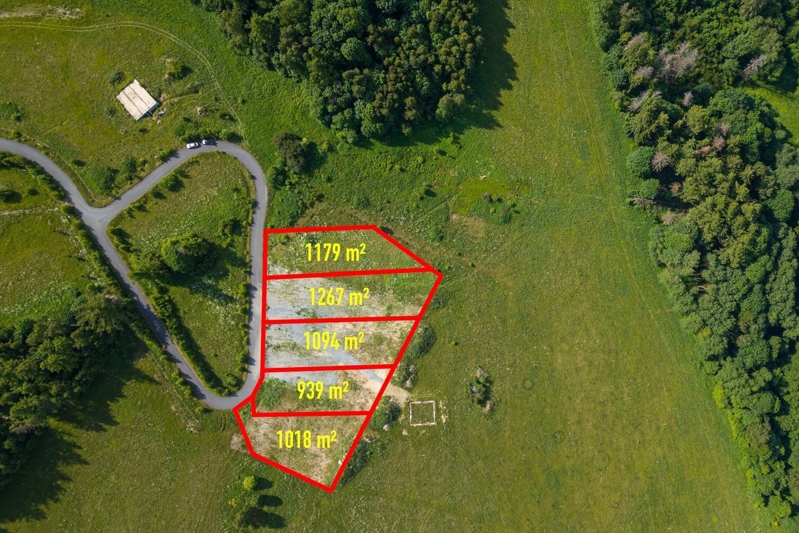 Komerční pozemky, Horní Václavov, Václavov u Bruntálu, 5 497 m² - 2
