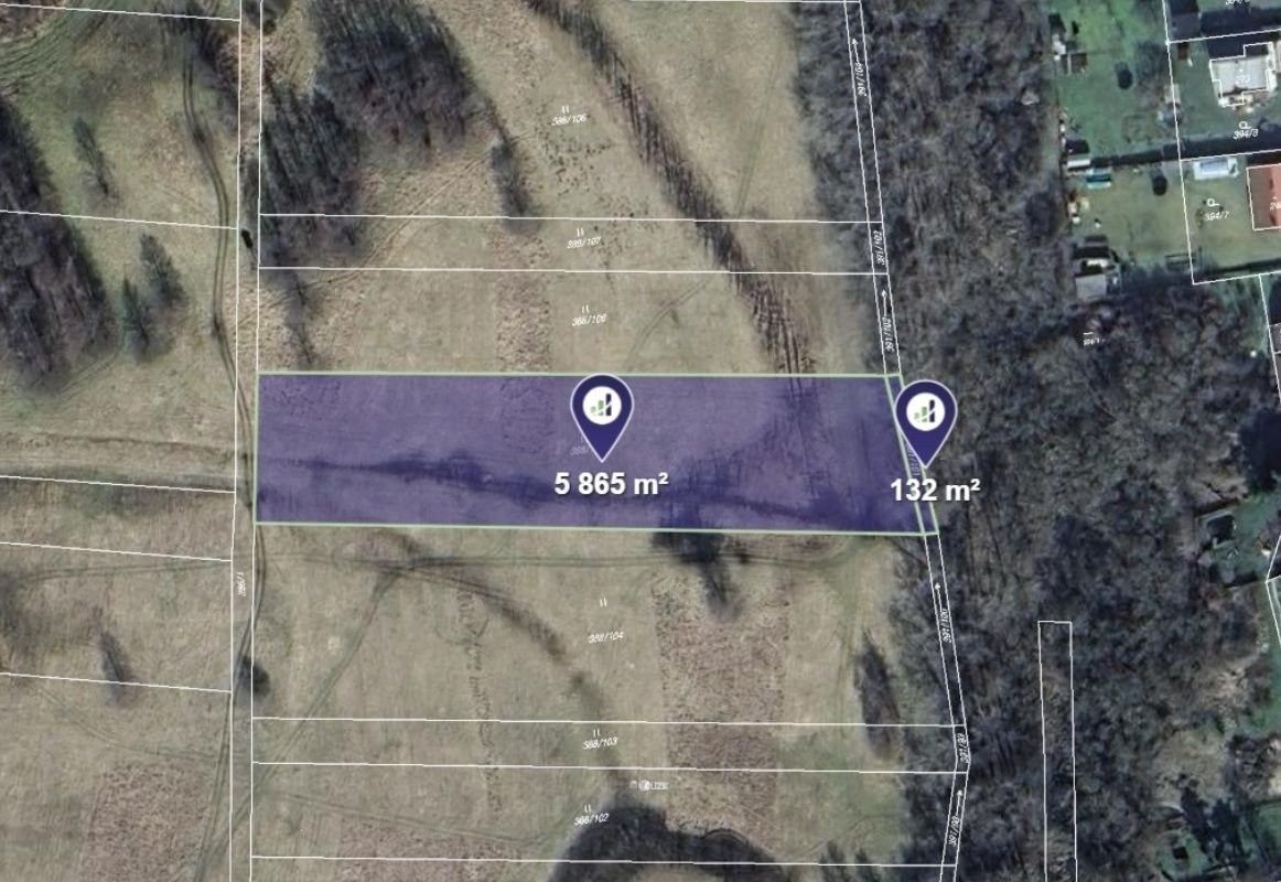 Louky, Choťánky, 5 997 m²