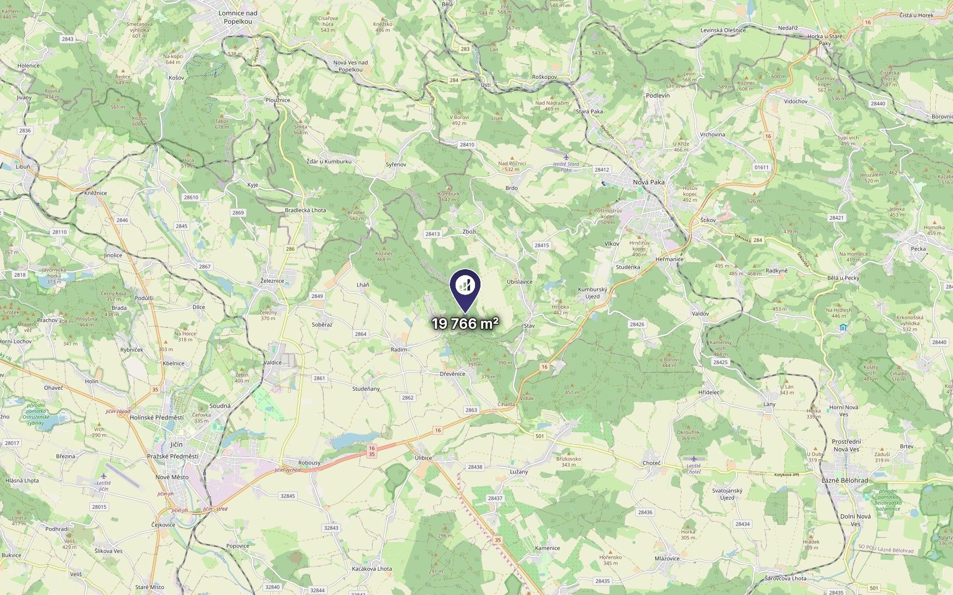 Louka · 19 766 m² · Úbislavice - 3