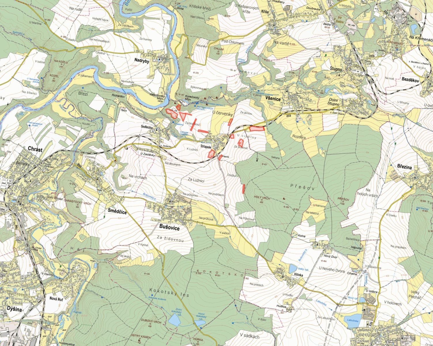 Prodej zemědělský pozemek - Bušovice Střapole - 2