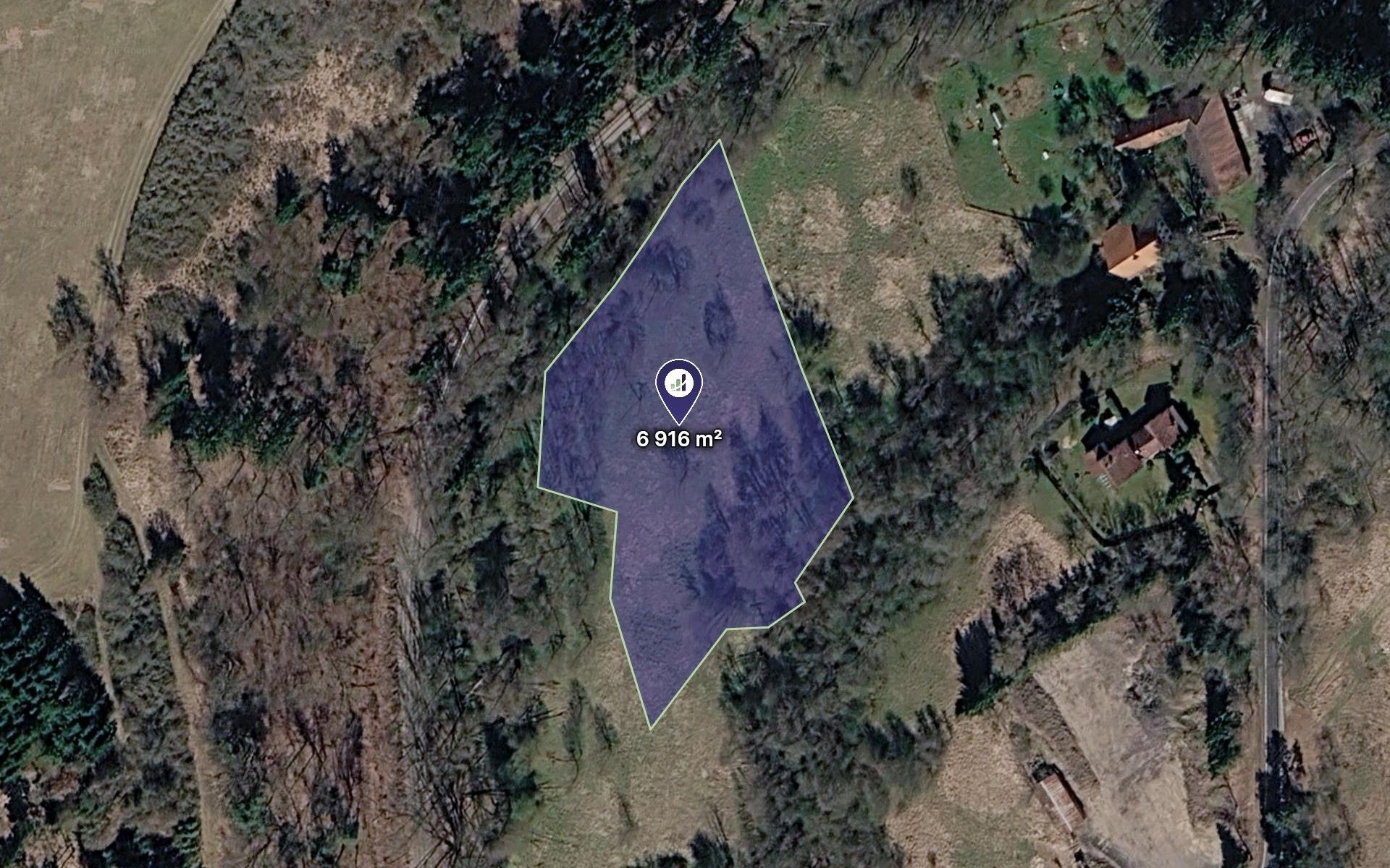 Louky, Slavošov, 6 916 m² - 1