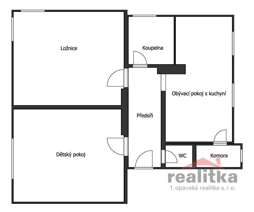 Byt 3+kk · 79 m² · Bezručovo náměstí, Opava - 3