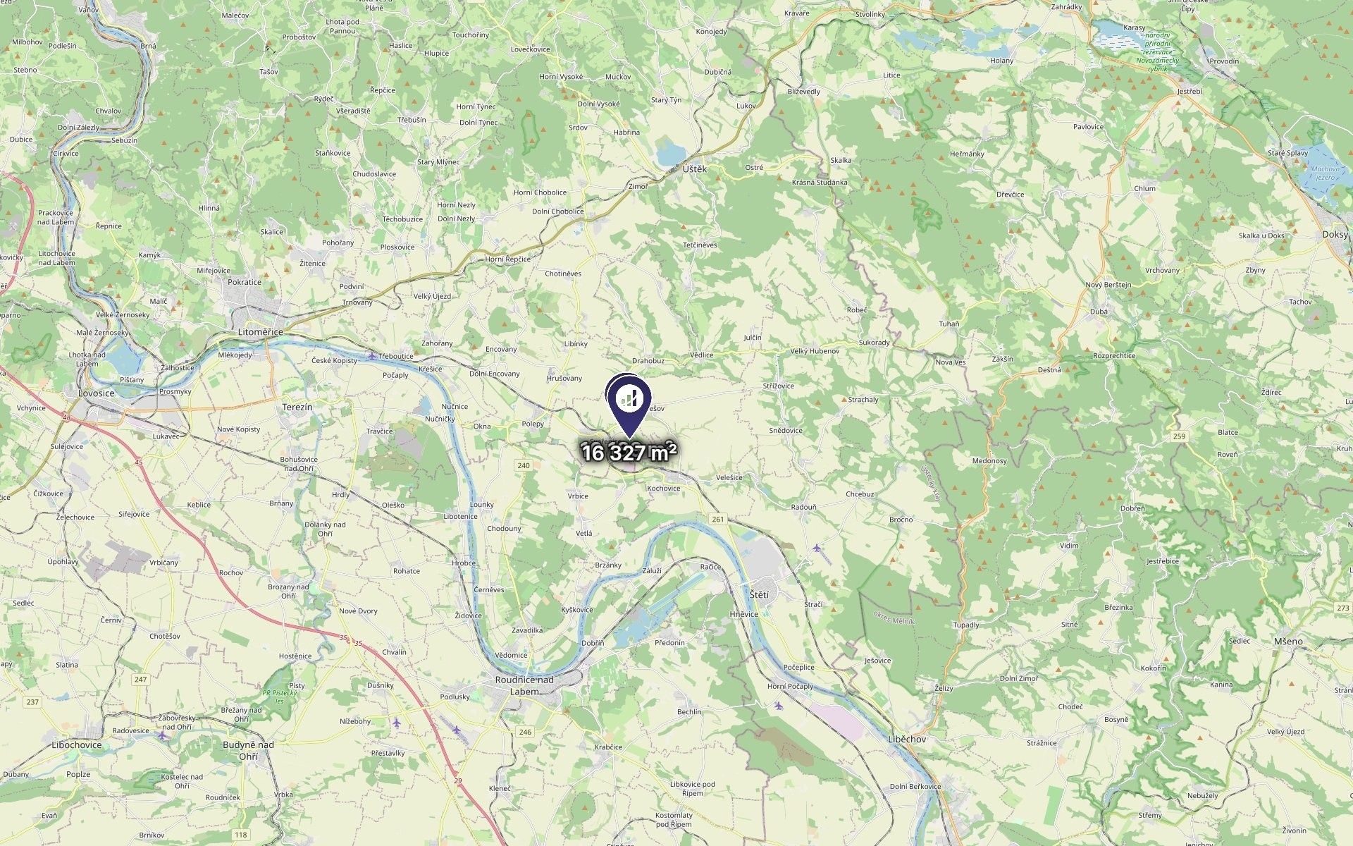 Zemědělský pozemek · 26 516 m² · Vrutice - 3