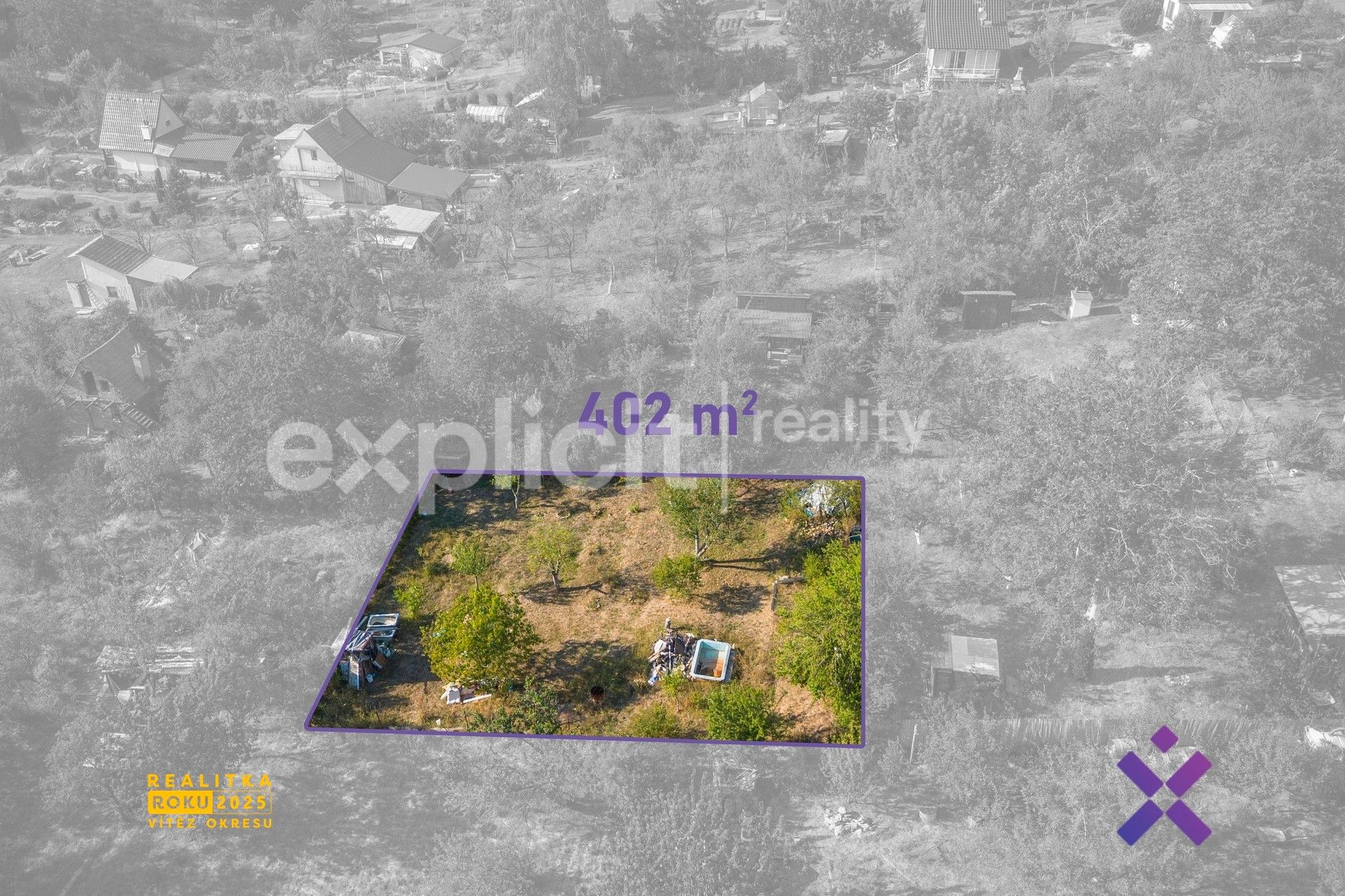Zahrady, Uherský Brod, 402 m² - 1