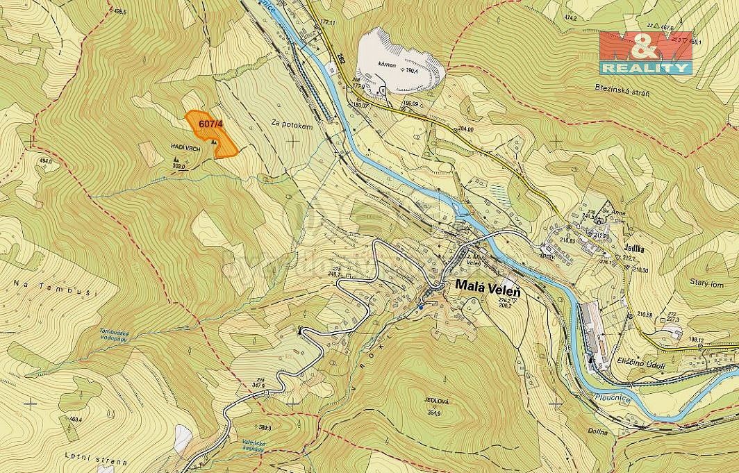 Louka · Malá Veleň, okres Děčín - 3