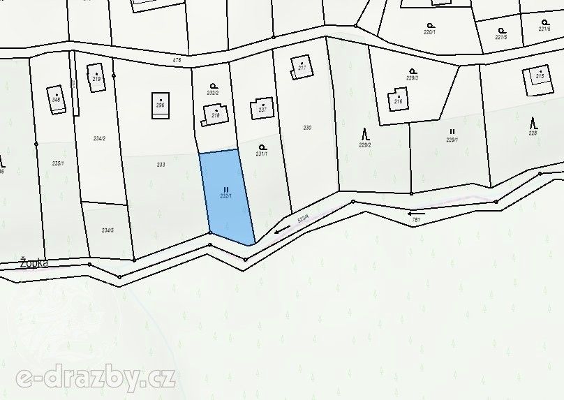 Prodej zahrada - Žopy, Holešov, 474 m²