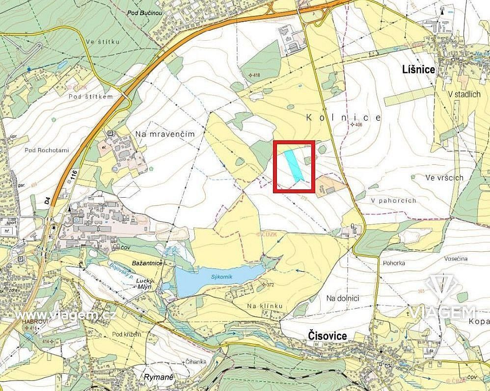 Prodej zemědělský pozemek - Mníšek pod Brdy, okres Praha-západ, Středočeský kraj - 5