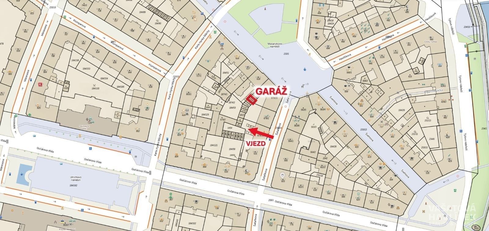 Garáže, Hradec Králové, 19 m² - 2