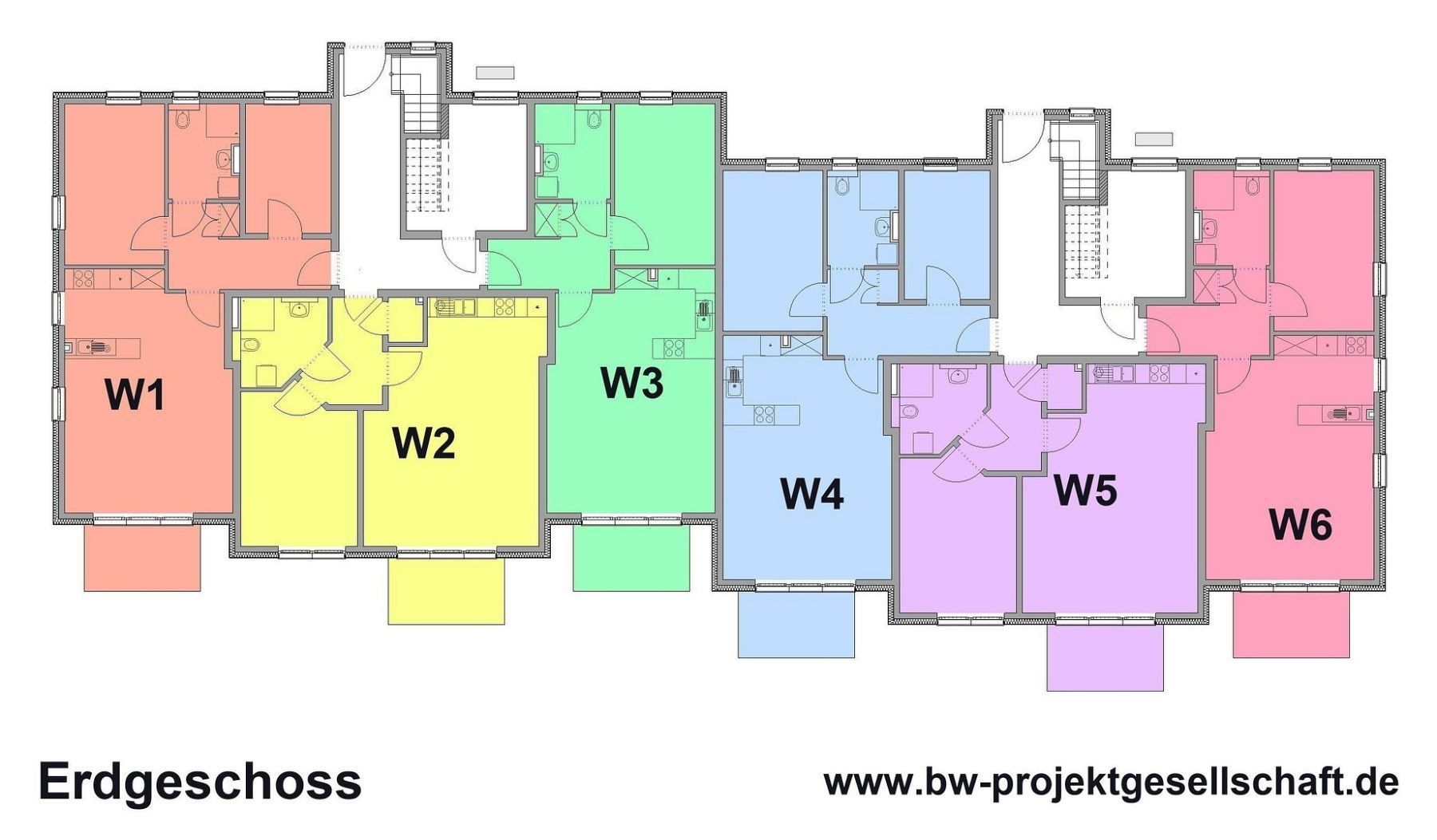 3+1, Geesthachter Straße 83, , Šlesvicko-Holštýnsko, 63 m² - 1