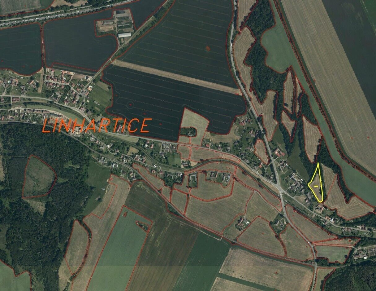 Pozemek · 7 394 m² · Linhartice - 4