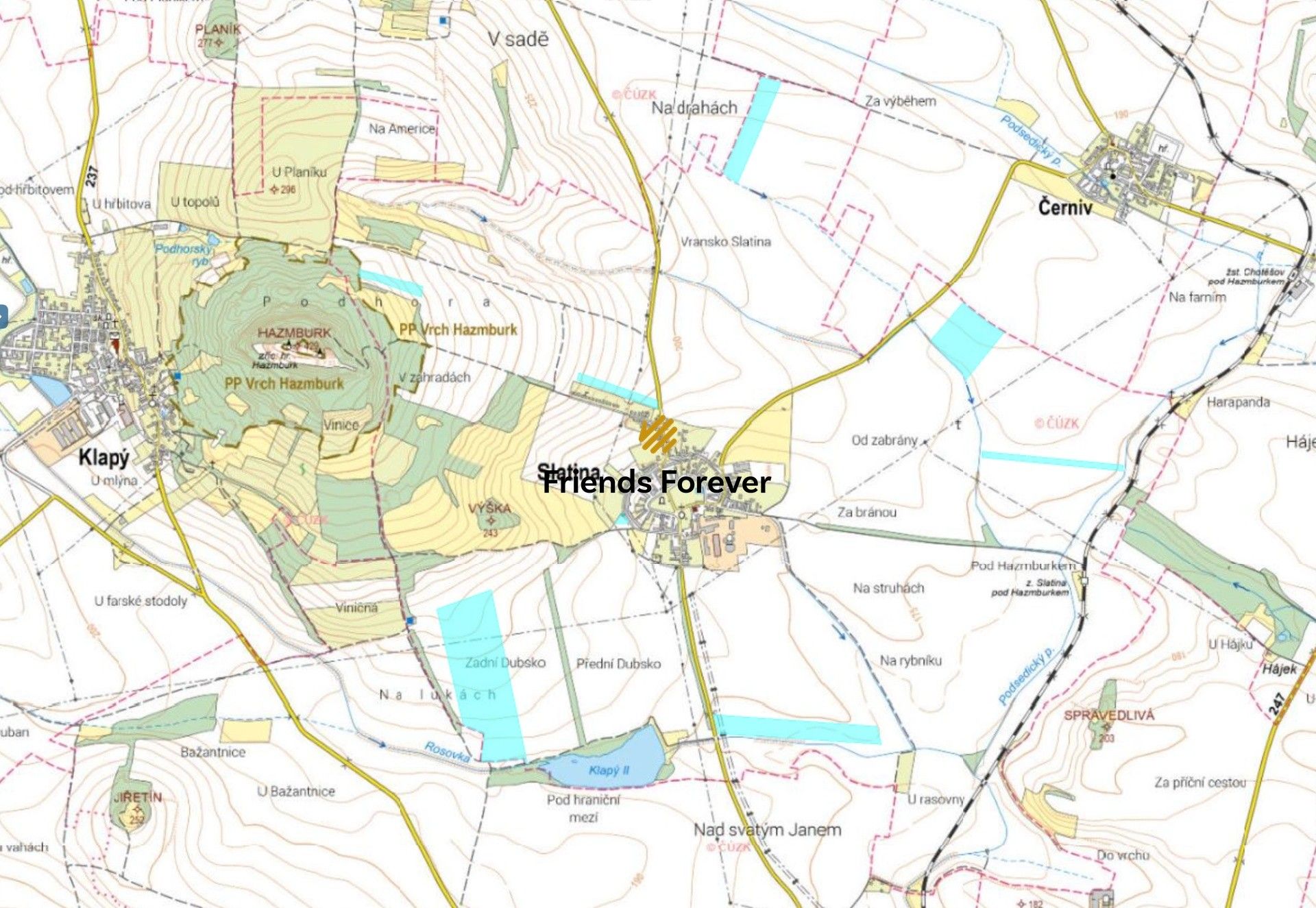 Prodej zemědělský pozemek - Libochovice, 61 333 m²