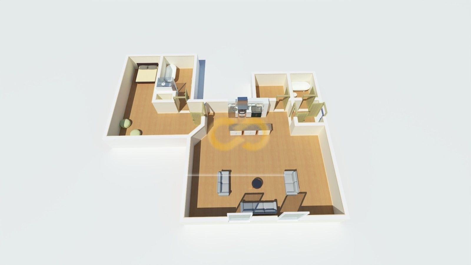 Byt 2+kk · 146 m² · Alšovo nám. 178, Písek Vnitřní Město - 3