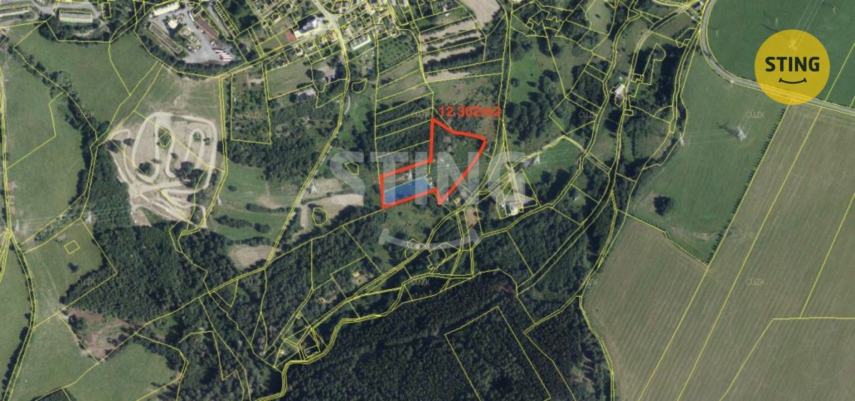 Louky, Horní Město, 12 302 m² - 1