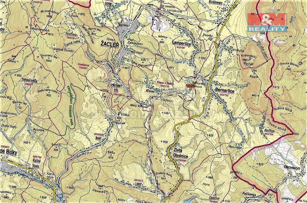 Prodej zemědělský pozemek - Bernartice, okres Trutnov - 5