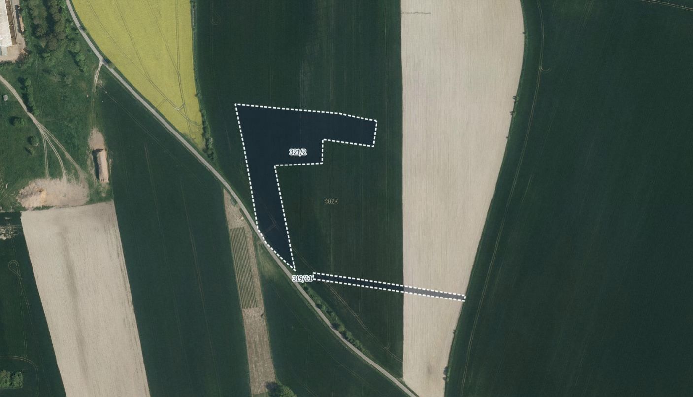 Zemědělské pozemky, Bor u Chroustovic, Rosice