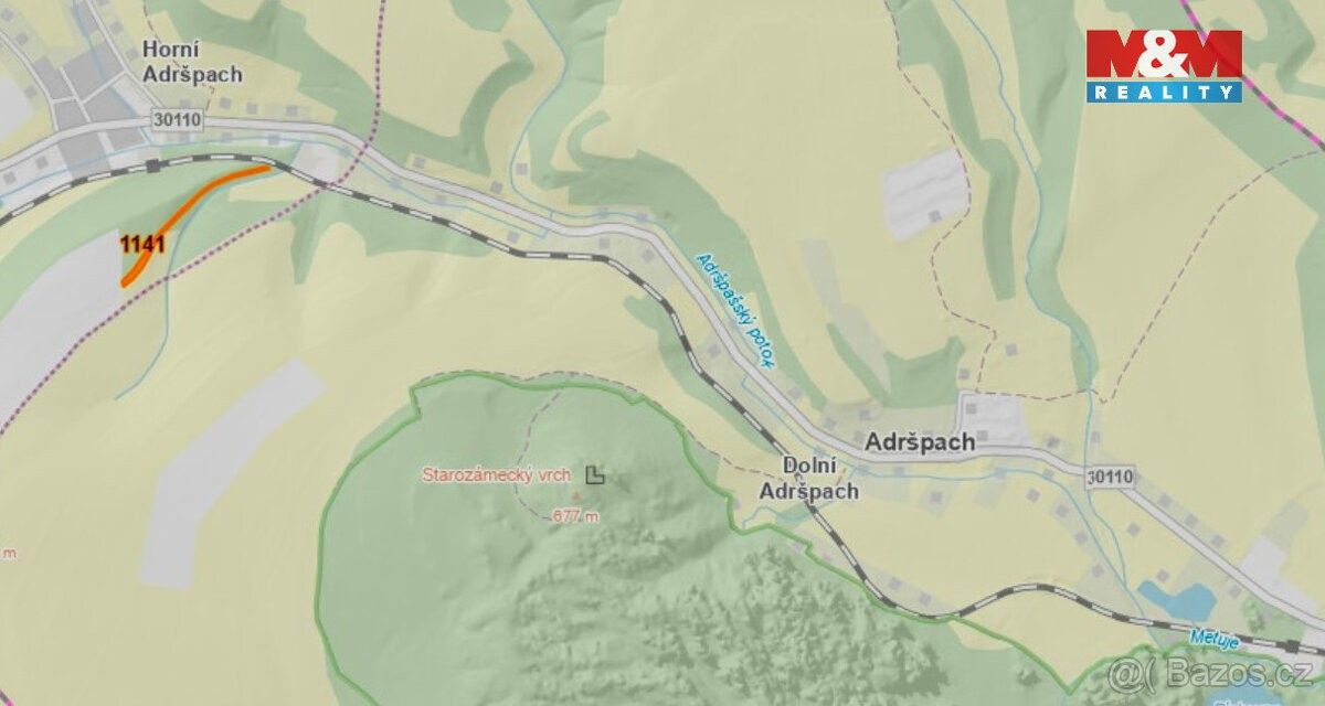 Prodej pozemek pro bydlení - Horní Adršpach, 549 52