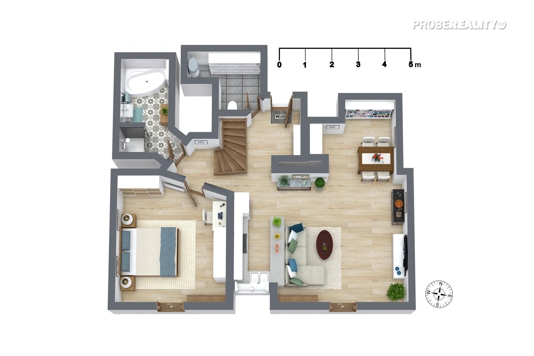 Byt 2+kk · 80 m² · Přípotoční, Praha - 4