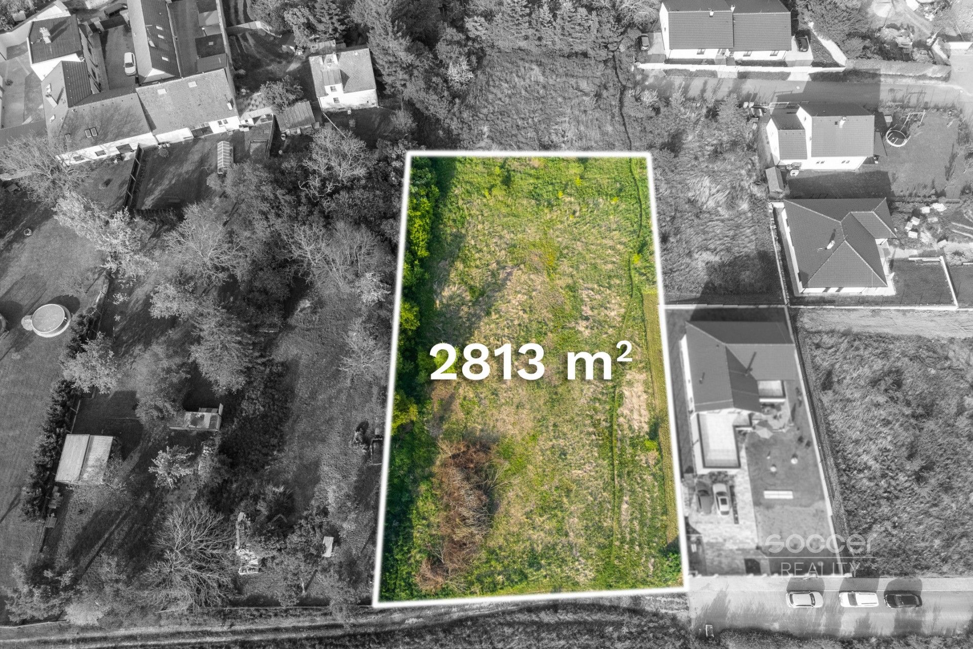 Pozemky pro bydlení, Dobříč, 2 813 m² - 1