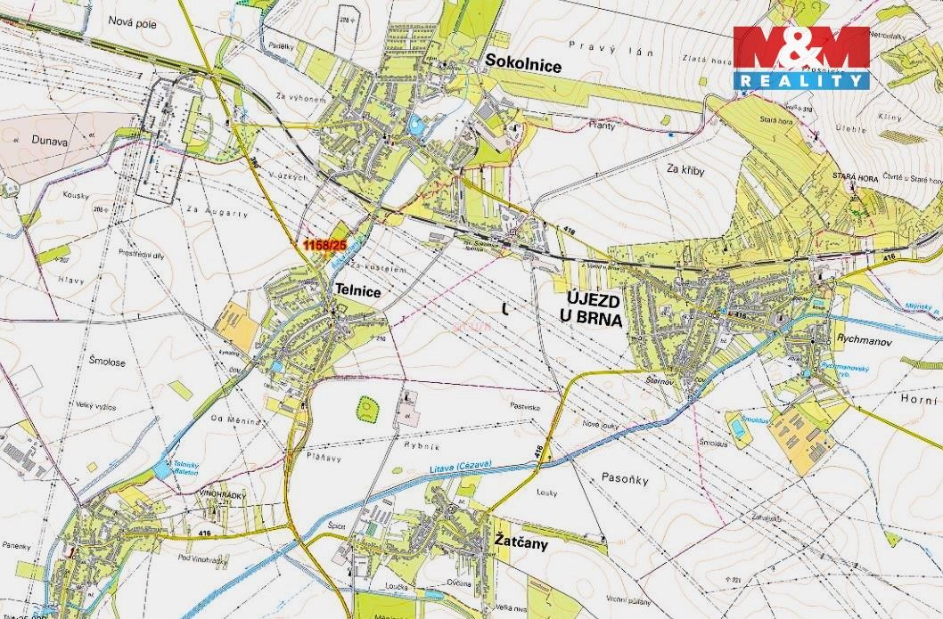 Prodej pozemek pro bydlení - Telnice u Brna, 664 59