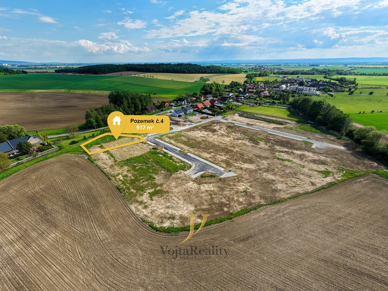 Pozemky pro bydlení, Komárov, okres Olomouc - 2