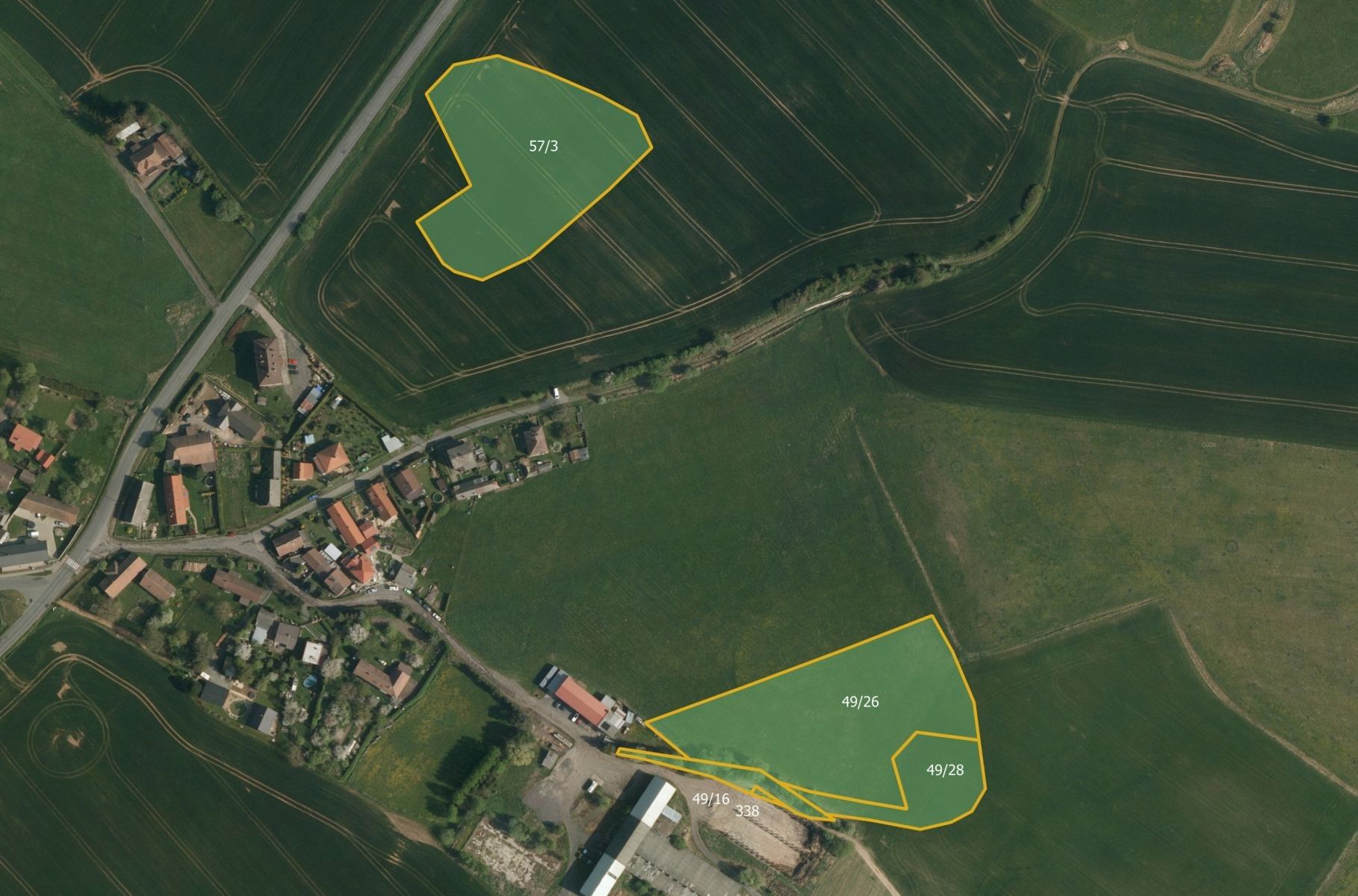Zemědělský pozemek, 41 424 m²