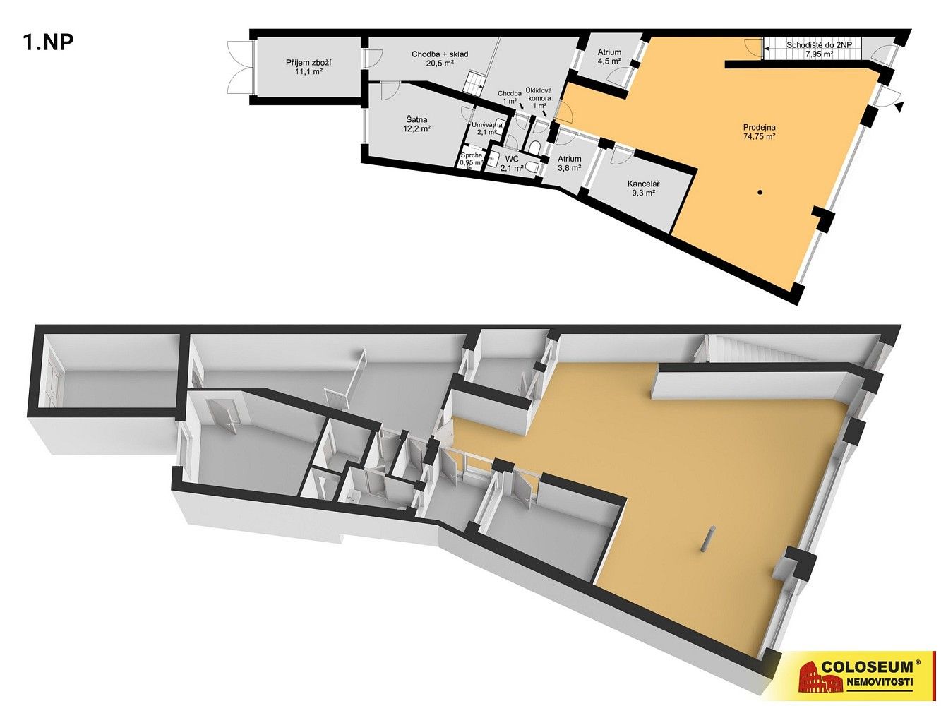 Prodej obchodní prostory - Pohořelice, okres Brno-venkov, Jihomoravský kraj, 350 m² - 5