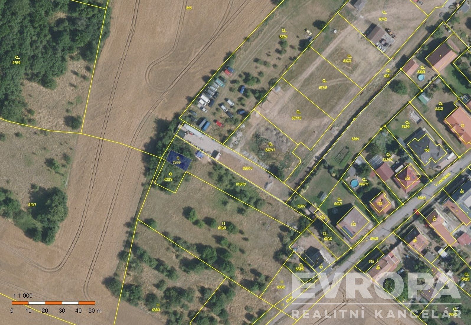 Prodej pozemek - V Kateřinkách , Veliká Ves - 2