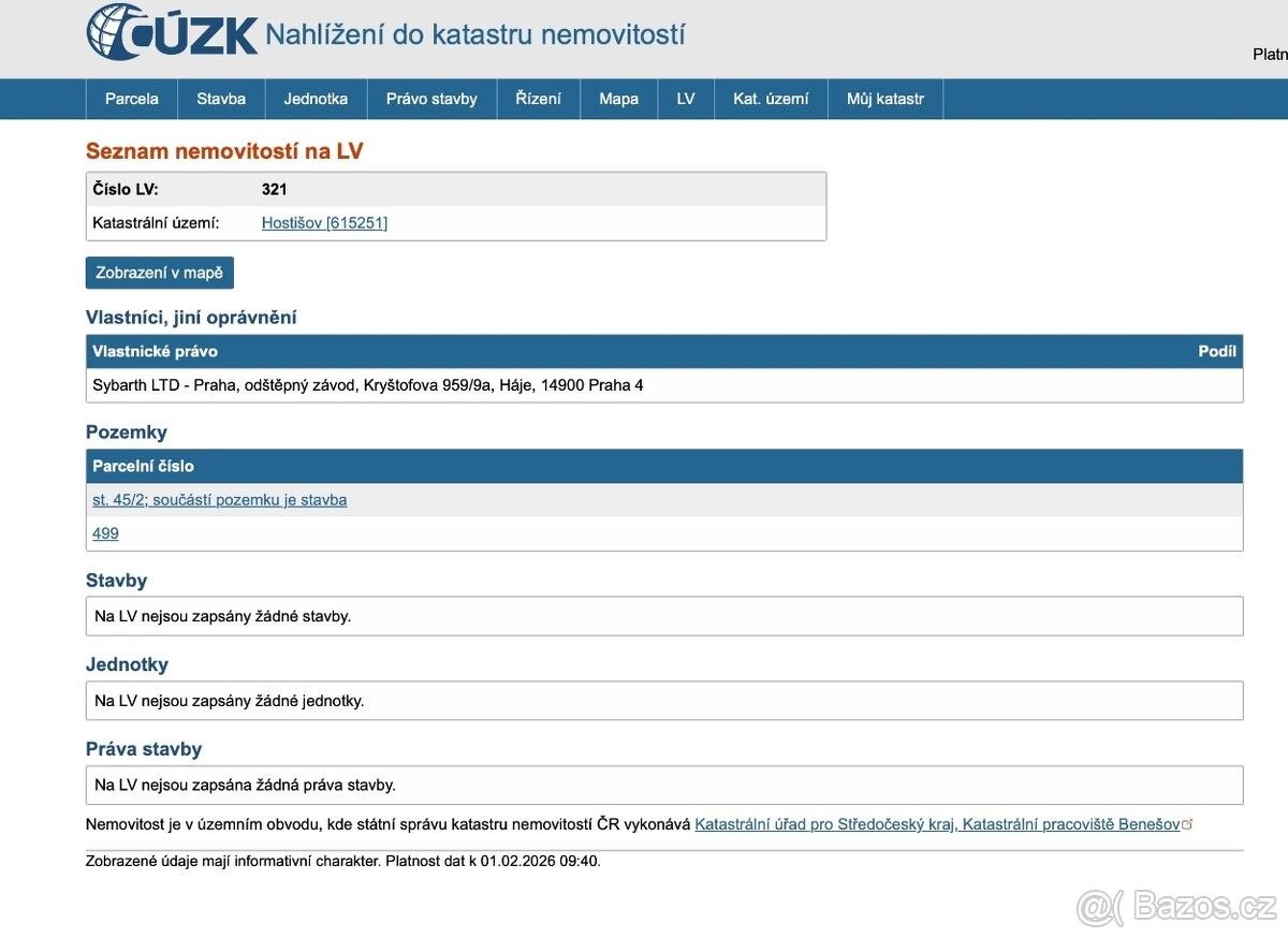 Garáže, Votice, 259 01